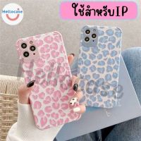 เคสโทรศัพท์สกรีนลายเสือสีฟ้า/ชมพู  เคสหนัง TPU แบบนิ่ม สำหรับรุ่น 14/14PRO 14 PROMAX 13/13PRO 13PROMAX 12 11 XS#259