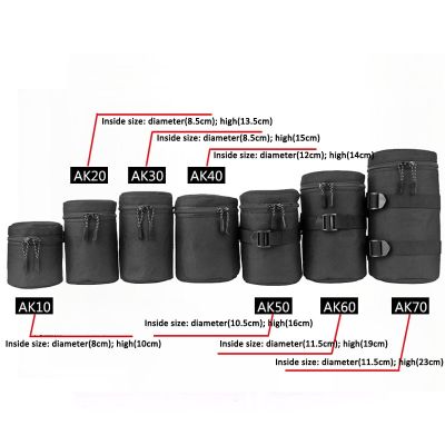 กระเป๋าเป้กันน้ำกระเป๋ากล้องเลนส์ดีลักซ์สำหรับ DSLR Nikon Canon เคส Sony Olympus นุ่ม