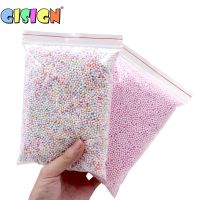 Big Addition for slime Warm Color Snow Mud Particles Accessories Foam Beads Balls Supplies Charms