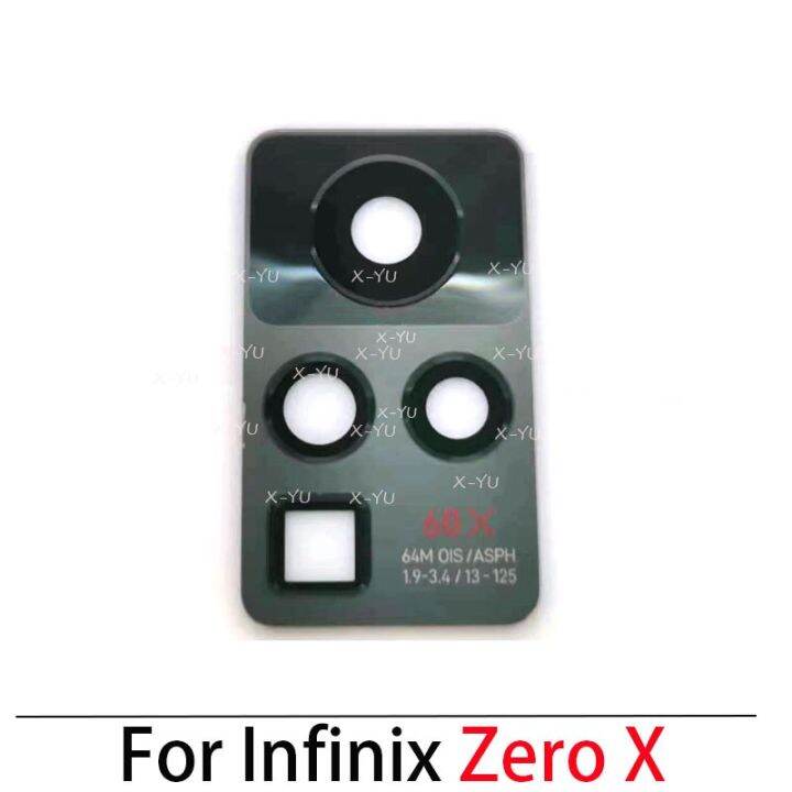 สำหรับ-infinix-zero-x-zero-x-pro-x6810-x6811-x6811b-ฝาหลังกล้องมองหลังฝาครอบเลนส์แก้วพร้อมกาวสติกเกอร์ซ่อมแซมชิ้นส่วน