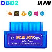 Leekooluu เครื่องสแกน Obd อัตโนมัติแบบ Elm327บลูทูธเครื่องมือวินิจฉัยรถอุปกรณ์อ่านรหัส Obd2มากๆสำหรับรถยนต์วิทยุ Android