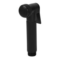 ห้องอาบน้ำ Bidet Sprayer Head Black Press Type Bidet Sprayer Head For Rest Room