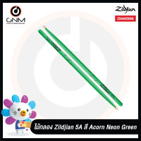 ไม้กลองชุด Zildjian 5A สี Acorn Neon Green **Made in U.S.A.**