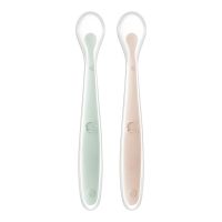 Baby Food Feeding Training Spoon Newborn Soft Plastic Silicagel Utensils Infant Complementary Food Feeding Spoon Kids Tableware Bowl Fork Spoon Sets