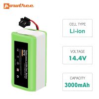 ljmu15 14.4V 3000mAh Li-ion Battery for Conga Excellence 950 990 1090 1790 1990 Ecovacs Deebot N79S N79 DN622 Eufy Robovac11 11S 30 35C