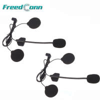 2PCS Freedconn Motorcycle Interphone Accessories Hard Earphone Suit for T-COMSCVB FDC-01VB COLO TCOM-02 Helmet Intercom