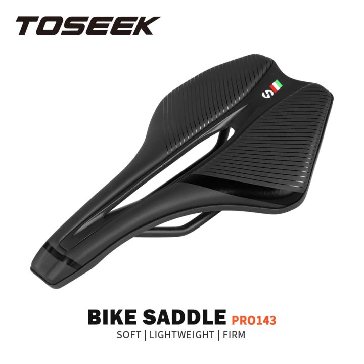 toseek-เบาะแผ่นรองน้ำหนักเบาสำหรับจักรยานไตรกีฬา-เบาะสำหรับฝึกแข่งรถเกรดอานจักรยานสำหรับผู้ชาย