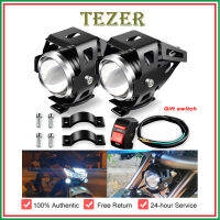 TEZER 2021Hot ขาย U5ไฟหน้ารถจักรยานยนต์12V 125W รถจักรยานยนต์ LED ไฟหน้าจุดไฟเสริมทำงานสว่างขึ้นสุดๆแฟลชไฟตัดหมอกไฟ