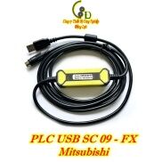 Cáp lập trình PLC Mitsubishi CHÍNH HÃNG cho PLC Mitsubishi FX USB-SC09-FX