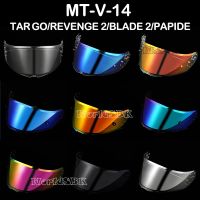 Motorcycle helmet Visor Anti-UV PC visor Lens v14 Model Clear Smoke Dark Replacement Visor For MT V-14 Rapide Targo Blade 2