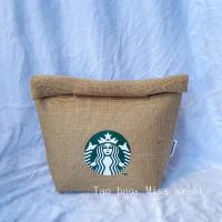 กระเป๋าเก็บความร้อน Starbuck,กระเป๋าใส่อาหารกลางวันแบบพกพาสำหรับเดินทาง,กระเป๋าปิกนิก,กระเป๋าเป็นมิตรกับสิ่งแวดล้อมความจุขนาดใหญ่,มูลค่าสูง,เรียบง่าย,คลาสสิก,สร้างสรรค์,บุคลิกภาพและอเนกประสงค์