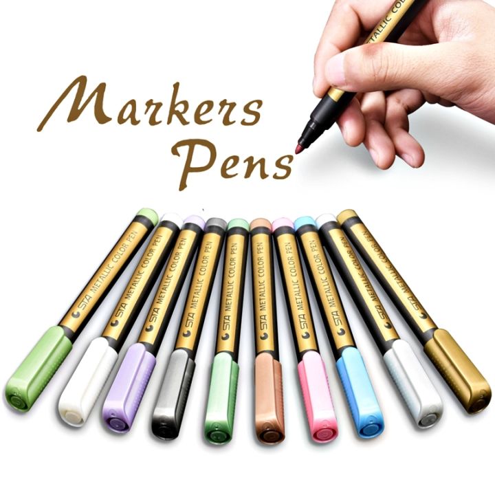 ปากกามาร์กเกอร์-กันน้ํา-2-มม-มี-7-สี-ราคาต่อ-1-ชิ้น-สําหรับทํางานศิลปะ-งานฝีมือ-วาดภาพ-diy