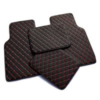 Universal leather car floor mats for Audi Q7 2006 2007-2014 2015 2016 2017 2018 Custom styling carpet