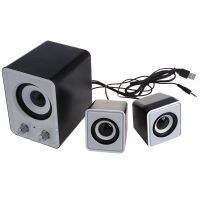 Mini 2.1 Multimedia Stereo Portable USB Desktop PC Speaker