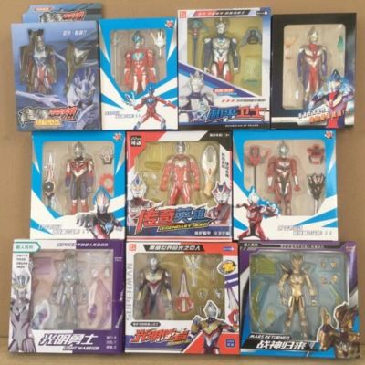 17ซม. อัลตร้าแมนหุ่นจำลองของเล่นประกอบของเด็กทริกเกอร์กัส Mebius X Ginga Victory Zett Geed ข้อต่อเลื่อนได้