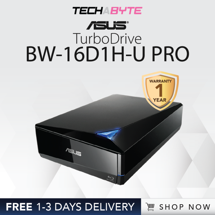 ASUS TurboDrive BW16D1HU PRO Ultrafast 16X Bluray Burner Lazada