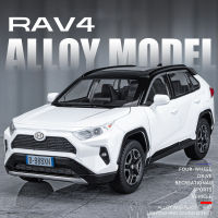 โมเดลรถโตโยต้า RAV4,รถ Diecast ของเล่นเสียงประกอบเบา &amp; รถโลหะผสมของเล่นสำหรับเป็นของขวัญวันเกิดของเด็กผู้ชาย Kids Toys คอลเลกชันรถ