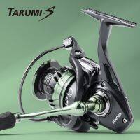 [HOT LIAXLLWISAAZH 534] NA2000 NA3000 NA4000 NA5000น้ำหนักเบา Spinning Reels 5.2:1น้ำเค็ม Reel สำหรับตกปลาปลาเทราท์ Peche เบส Coil