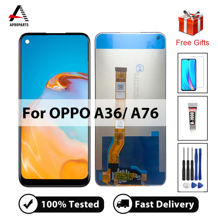 100 Tested For Oppo A36 A76 A96 Lcd Display Touch Screen Assembly