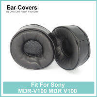 MDR-V100 MDR V100หูฟังสำหรับ หูฟังหนังแกะนุ่มสบาย Earcushions แผ่นโฟม