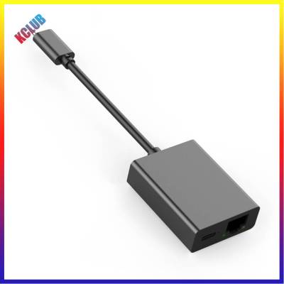 USB กับปลั๊กแอนด์เพลย์อะแดปเตอร์เครือข่ายอีเทอร์เน็ต USB ชนิด C เพื่อ RJ45 Lan อะแดปเตอร์ที่รองรับ PD ชาร์จสำหรับโทรศัพท์มือถือแท็บเล็ต