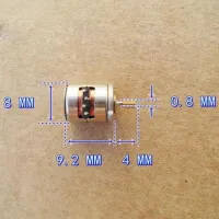 1 Pc Dc 2 Phase 4 Wire Dia 8mm Dc Stepper Motor Micro Stepping Motor for Digital Products Camera Size 8x9.5mm