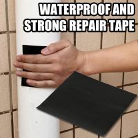 [HOT YONTTSAN HOT] เทปซ่อม Super Strong Fiber Waterproof Tape Stop Leaks Seal Tape Duct Fix Tape Fiberfix Adhesive Insulating Duct Tape