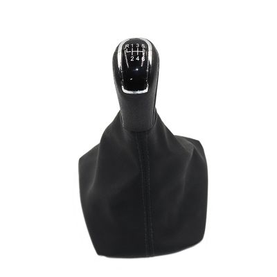◆ 5/6 Speed Car Gear Shift Knob Lever Stick Handle Gaiter Leather Boot Cover Case For Skoda Octavia A5 A6 2004-2012