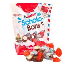 Kinder Schoko-bons✈️ ช็อคโกแลตบอล สอดไส้ milk chocolate ผสมกับเฮเซลนัท 320g