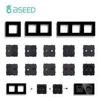 BSEED CAT5ต่อ USB และหน้าจอโทรศัพท์สหภาพยุโรป RJ45ชิ้นส่วน PC DIY Ftion ระบบไฟฟ้าฟรีรวมติดผนัง