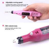 1Set Mini Electric Nail Drill Machine Pedicure Nail File Art Tools DIY Nail Art Tools Professional Manicure Accessories