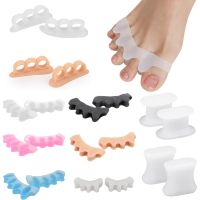 【CW】♘■  1 pair Hallux Valgus Corrector Silicone Toe Protector Separators Stretchers Bunion Pain