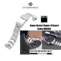 สายนาฬิกา OVERWRIST MILTAT STRAPCODE Super Oyster for Seiko MM300,SBDX001,SBDX003,SBDX005,SBDX017,SPB077,SPB079,SPB087J