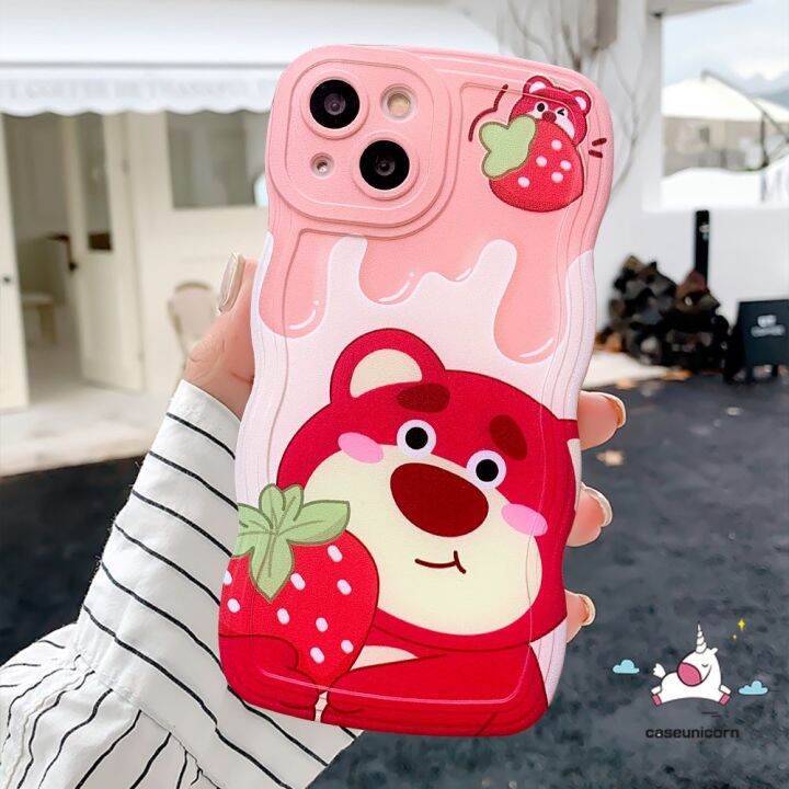 เคสนิ่ม-ลายการ์ตูนหมีพูห์-สตรอเบอร์รี่-สําหรับ-oppo-a17-a95-a16-a15-a17k-a57-a96-a54-a78-a54s-a77-a12-a5s-a55-a76-a16s-a3s-a5-a9-a74-a7-a16k-a1k-a53-reno-8t-8-5f-7z-6-เคส