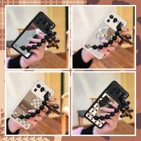 Simplicity Cartoon Phone Case For Xiaomi 11 Ultra pearl bracelet Nordic style Anti drop airbag high-grade phone case