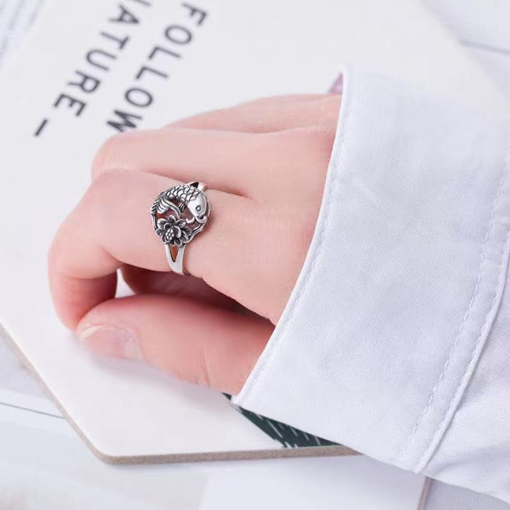 plun-แหวนดอกบัวมงคล-มงคล-โชคลาภ-ร่ำรวย-แหวนปลาคาร์ฟ-เป็นมงคล-เซียงหยุนแหวน