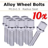 Steel Wheel Bolts WHEEL NUTS SEAT SUIT FOR VW Volkswagen 8/10/16/20pcs 28mm/35mm/40mm M14x1.5/M12x1.5 Lengthen Nails  Screws Fasteners