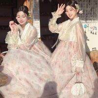 Hanbok Yanbian เสื้อผ้าเกาหลีผู้หญิงระดับไฮเอนด์ของแท้ Yanji เสื้อผ้าเจ้าหญิงคนดังออนไลน์ถ่ายภาพชุดพระราชวังนางฟ้าสุดๆ