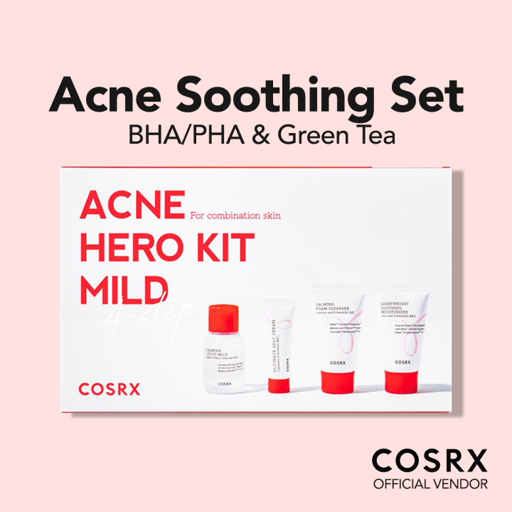 COSRX Acne Hero Kit Mild 4pc Set Lazada PH