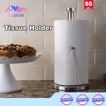 Kitchen Details Paper Towel Holder with weighted base in Stainless