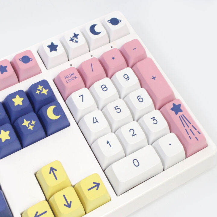 132-คีย์-constellation-pbt-keycaps-xda-โปรไฟล์-mx-switch-อะนิเมะน่ารัก-keycap-สำหรับ-diy-คีย์บอร์ดเกมกลชุดที่กำหนดเอง-iewo9238