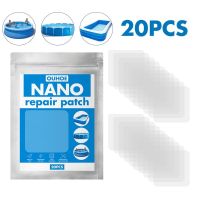 10/20 Buah Nano Perbaikan Patch Kolam Renang Air Pad Tenda Tahan Air Perekat Khusus Luar Ruangan Berenang Cincin Perbaikan Patch