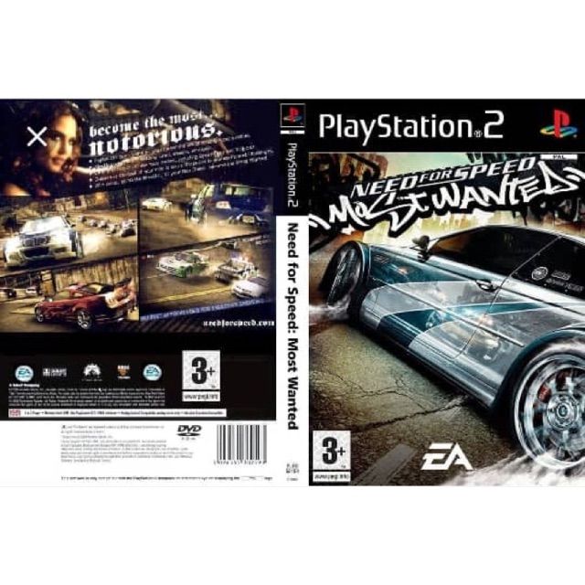 need for speed most wanted cover ps2