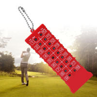 พลาสติก ABS แบบพกพา Strip-type 18 Holes Golf Scoreboard Score Counter Training Practice Competition Accessory