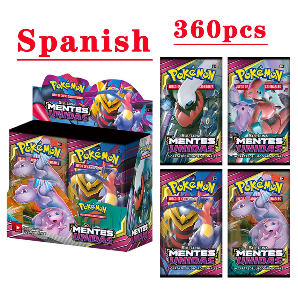 360 Pcs Cartas Pokemon Cards Toys English Card Game Booster Box