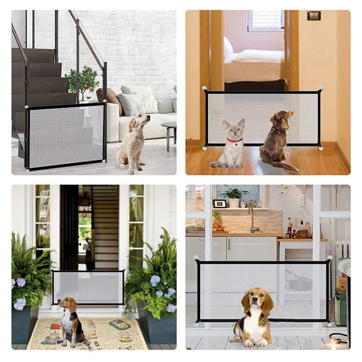 pet-safety-guard-mesh-dog-gate-pet-gate-magic-gate-for-dogs-portable-folding-safety-gates-install-anywhere-wide-safety