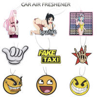 Car Air Freshener แขวนกระจกมองหลังอัตโนมัติน้ำหอม JDM Racing สไตล์แขวนจี้น้ำหอมอะนิเมะสาวเซ็กซี่ Solid กระดาษ-Zitao