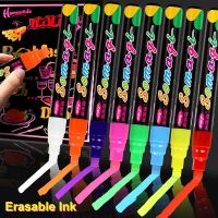 【YD】 8 Colors Highlighter Fluorescent Chalk Writing Board Blackboard Glass Painting Graffiti Office