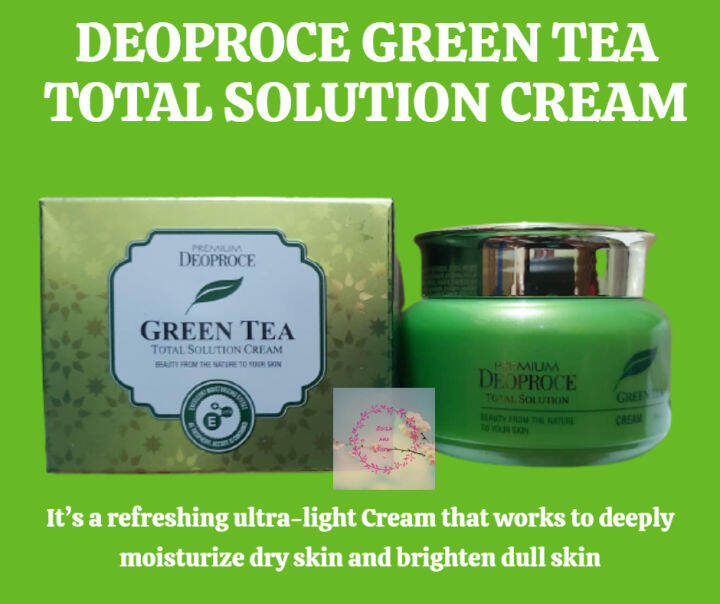 Deoproce Green Tea Total Solution Cream Lazada PH