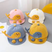 (พร้อมส่ง) หมวกเด็ก 2เดือน - 2ปี รอบหัว:46-48 cm. หมวกแก๊ปเด็ก (Cap) ผ้าฝ้าย ติดตุ๊กตาแมวน้ำ ? หมวกเด็กชาย หมวกเด็กหญิง หมวกแฟชั่นเด็ก : NongPun Shop